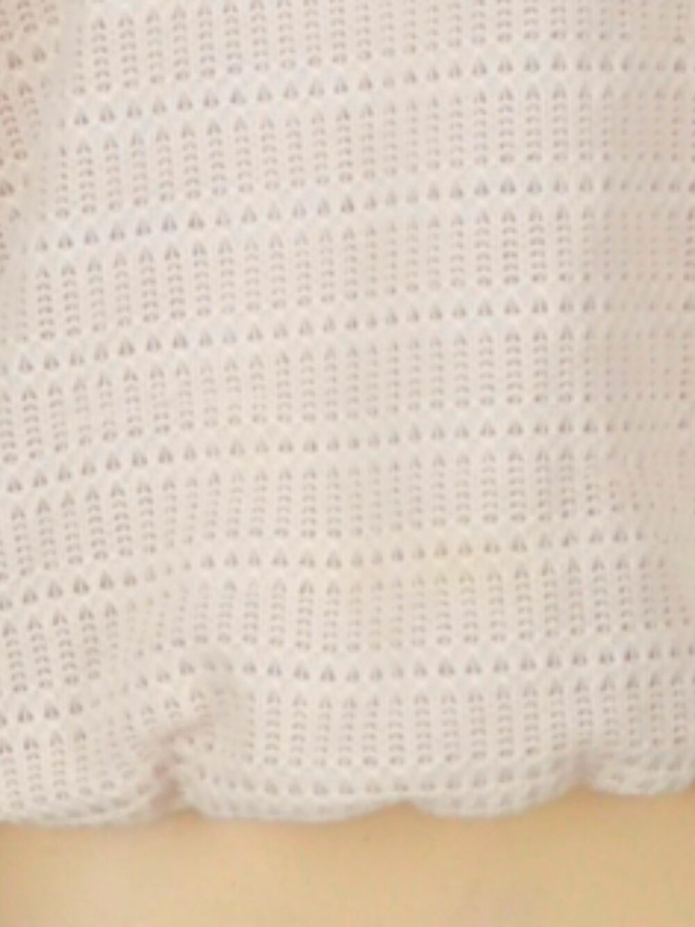Free People "Sistine Hacci" Cold Shoulder Knit Top In Pearl - Size Large - Picture 7 of 12